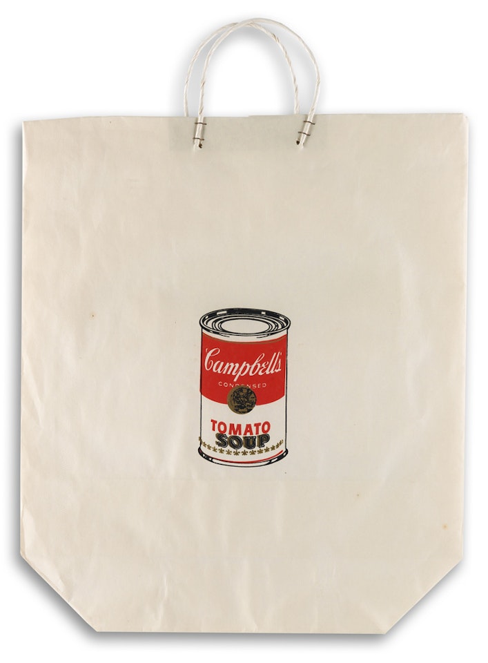 Campbell's Soup Can on a Shopping Bag by Andy Warhol