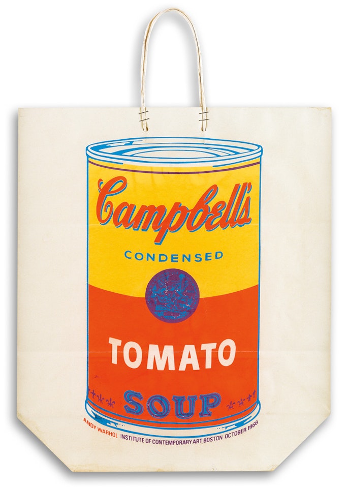 Campbell's Soup Can on a Shopping Bag by Andy Warhol