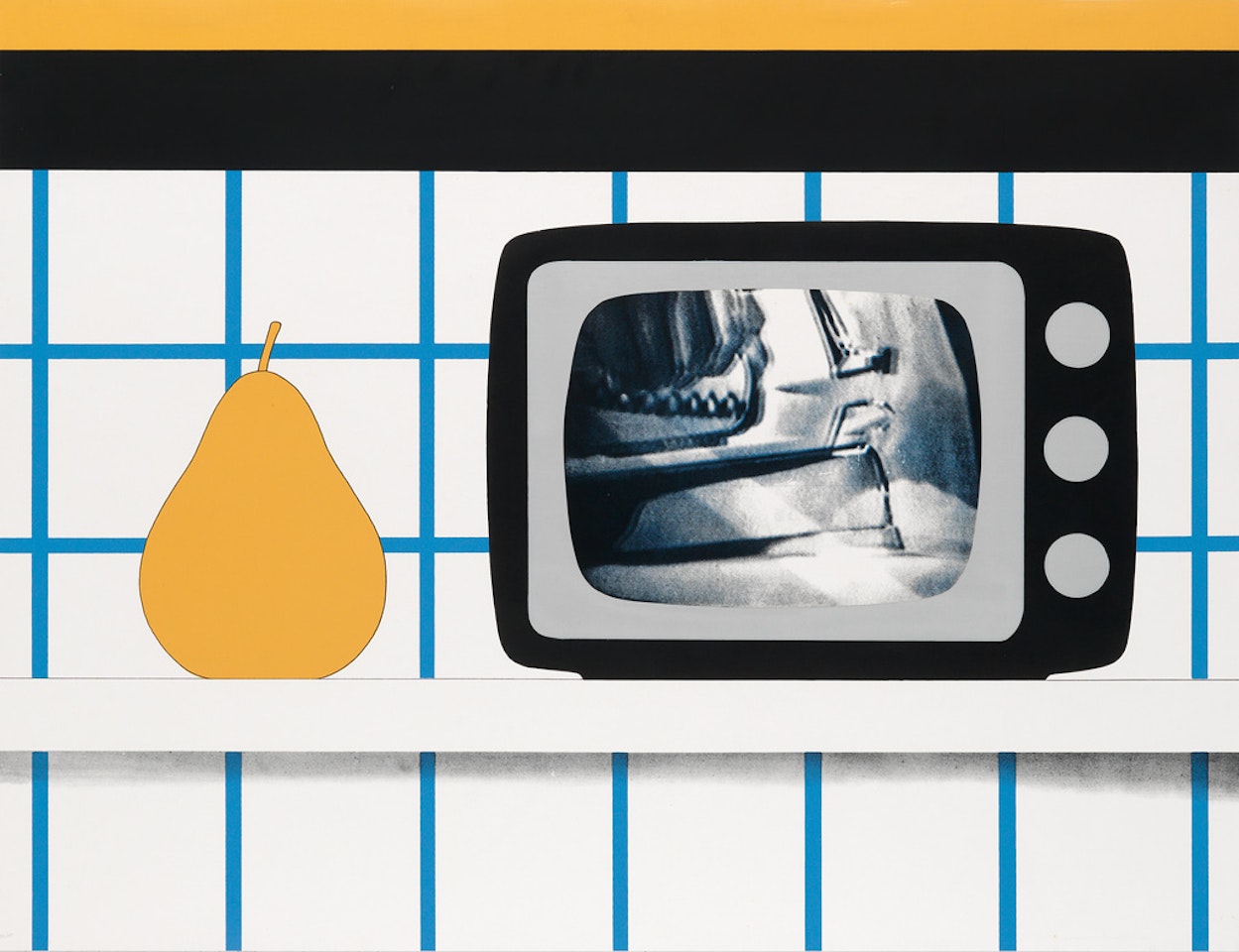 TV Still Life by Tom Wesselmann