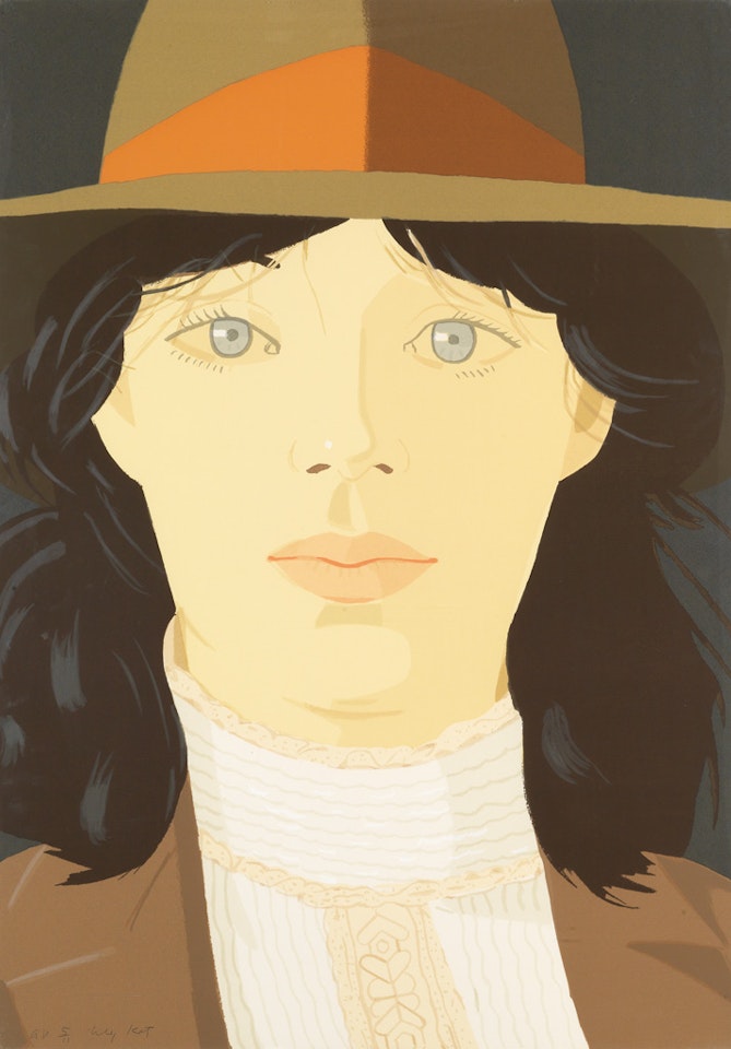 The Orange Band by Alex Katz