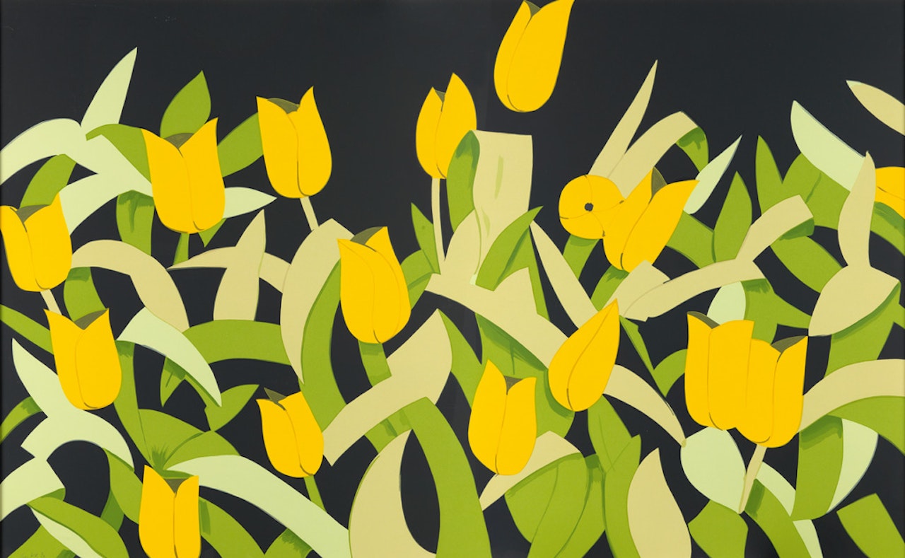 Yellow Tulips by Alex Katz