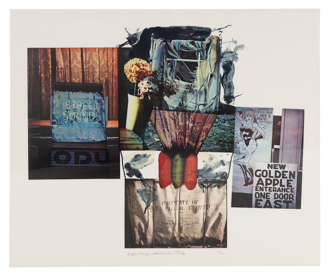 Street Sounds by Robert Rauschenberg