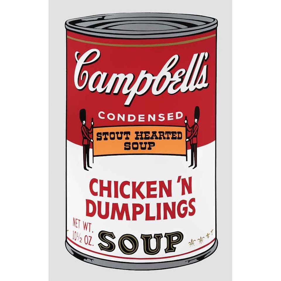 II.58: Campbell"s Soup II, Chicken "n Dumplings by Andy Warhol