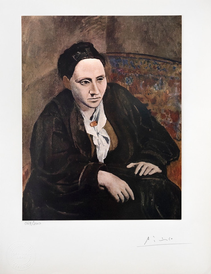 Gertudre Stein by Pablo Picasso