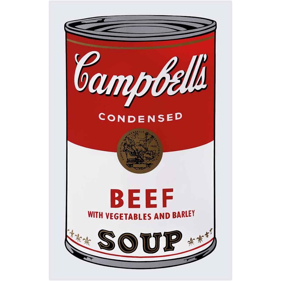 II.49: Campbell"s Soup I, Beef by Andy Warhol