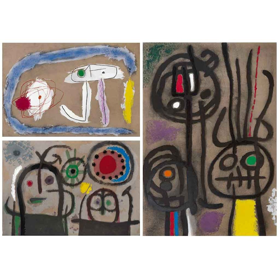 Personnage et Osieau by Joan Miró