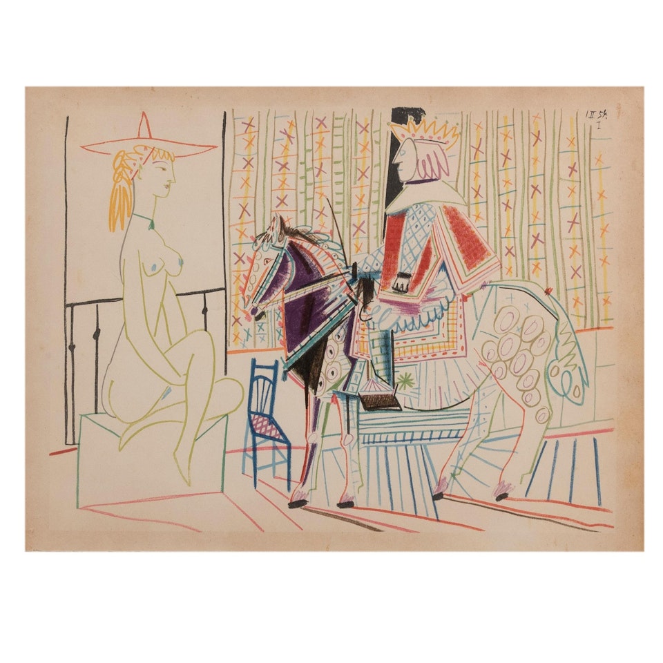 From the series The Human Comedy by Pablo Picasso
