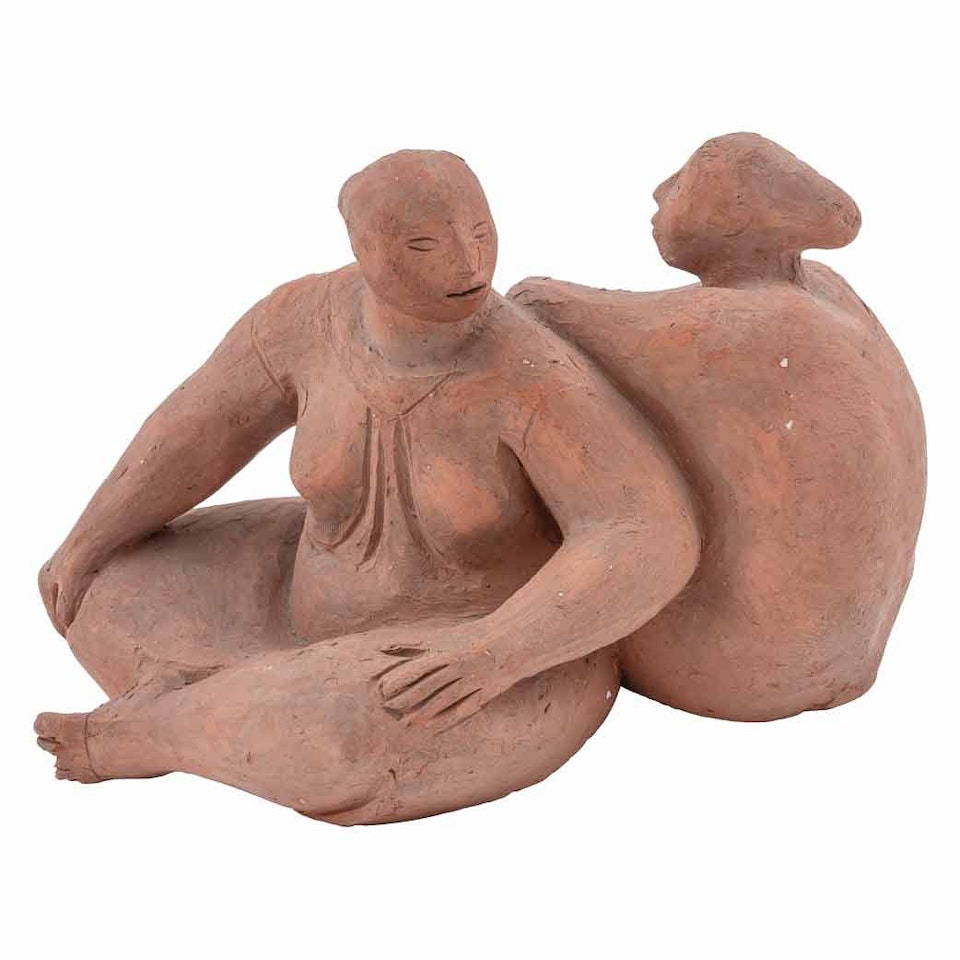 Two seated women by Francisco Zuñiga