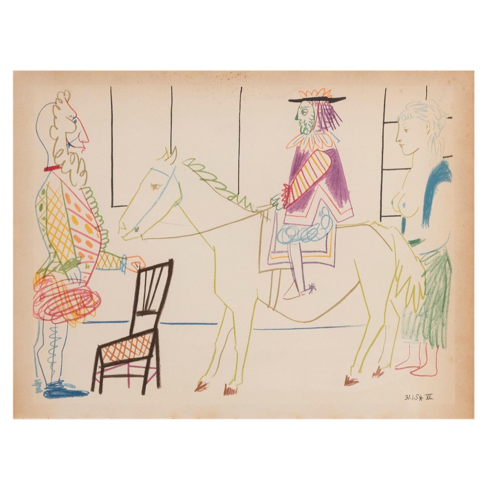 From the series The Human Comedy by Pablo Picasso