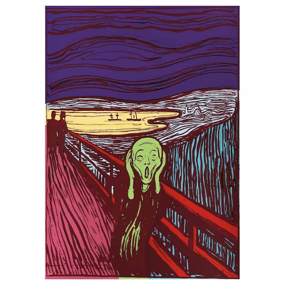 IIIA.58 (d): The scream (After Munch) by Andy Warhol