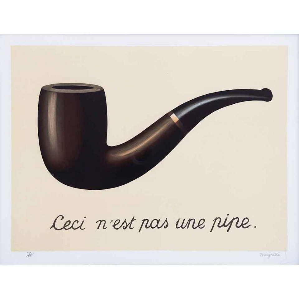 Ceci n"est pas une pipe (This is not a pipe) by René Magritte