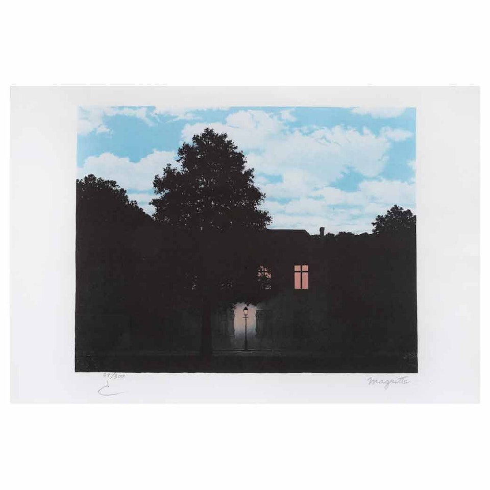 L"Empire des Lumieres (The Empire of Lights) by René Magritte