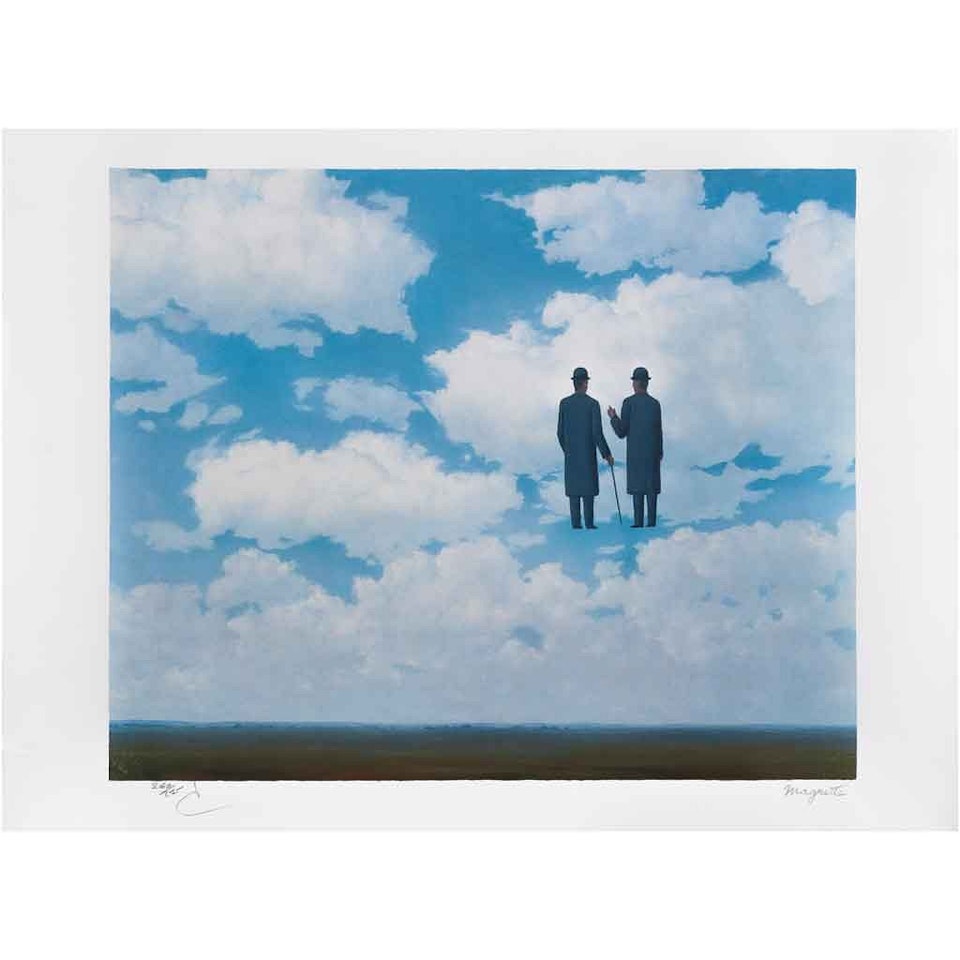 La reconnaissance infinite (The infinite recognition) by René Magritte