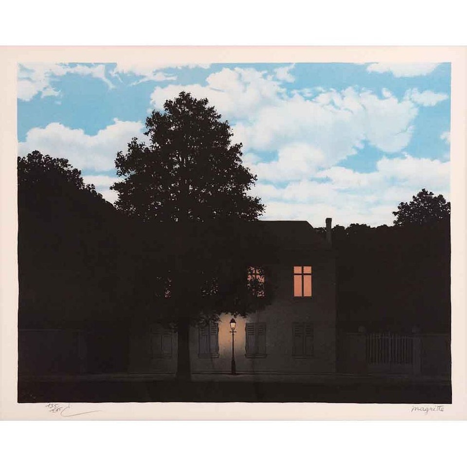L"Empire des Lumieres (The Empire of Lights) by René Magritte