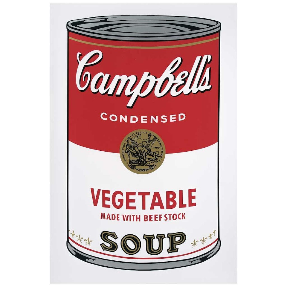 II.48: Campbell"s Vegetable Soup by Andy Warhol