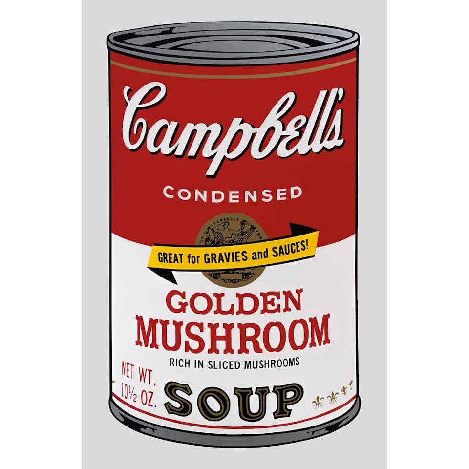 11.62: Campbell´s Soup II, Golden Mushroom Soup by Andy Warhol