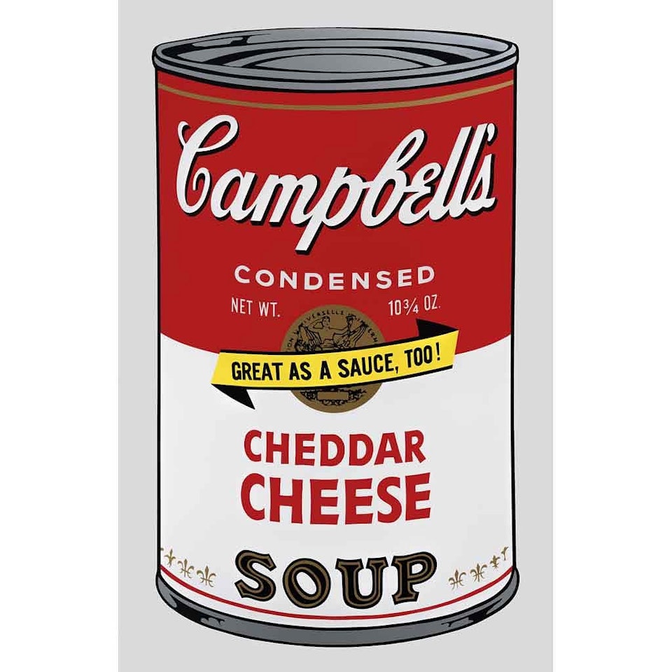 II.63: Campbell´s Soup II, Cheedar Cheese Soup by Andy Warhol