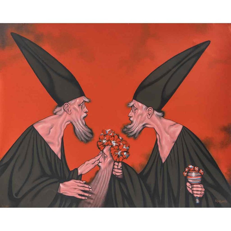 The mask is not by Rafael Coronel