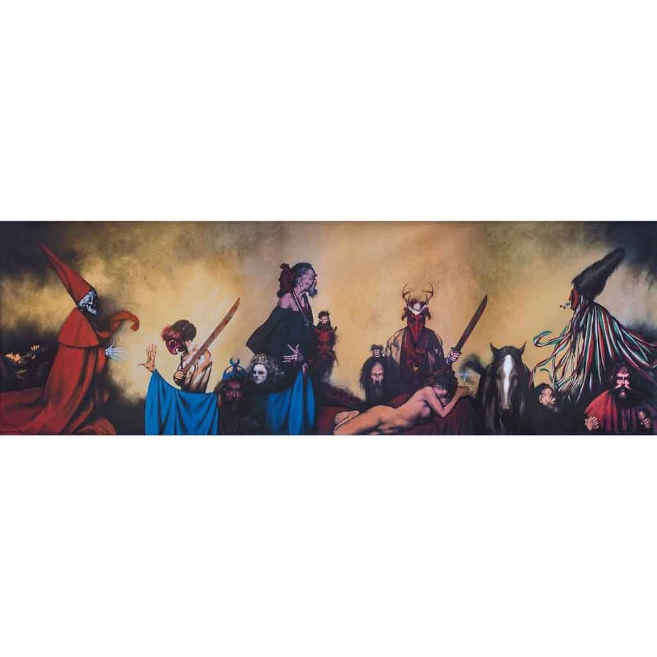 The Tastoán and the girl from Jerez by Rafael Coronel