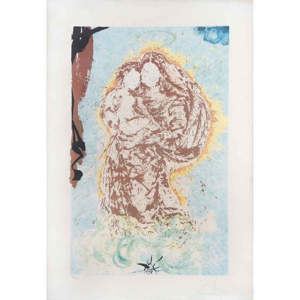 Gala, My Sistine Madonna, from the Don Quixote Suite (Gala, My Sixtine Madonna, from the Don Quixote Suite) by Salvador Dali