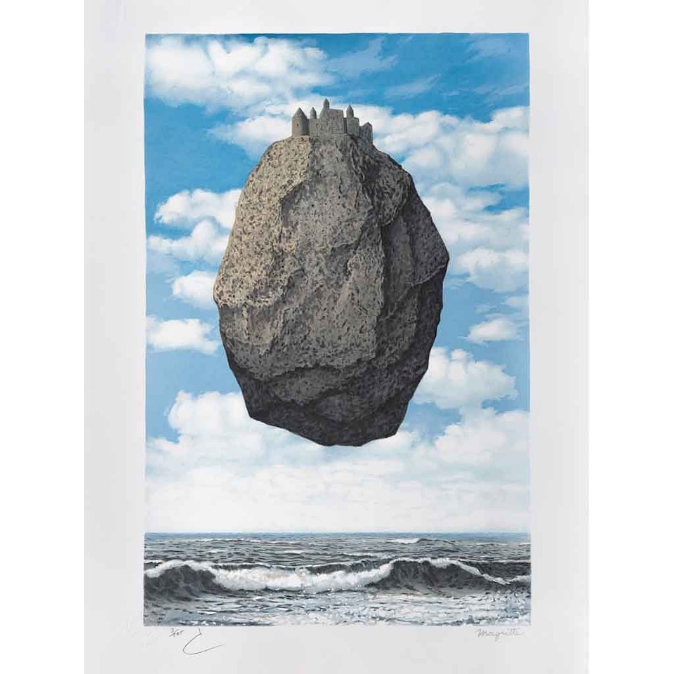 Le Château des Pyrénées (The Castle of the Pyrenees) by René Magritte