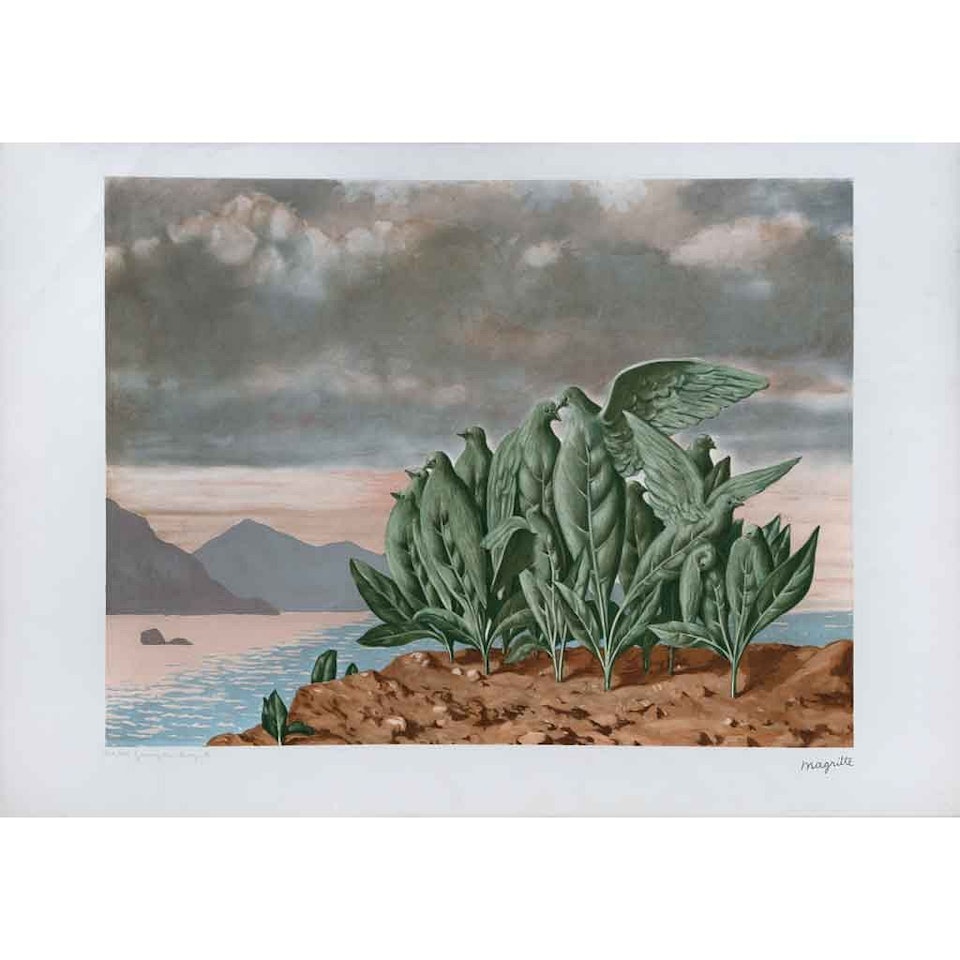 L"Île au Tresor (Treasure Island) by René Magritte