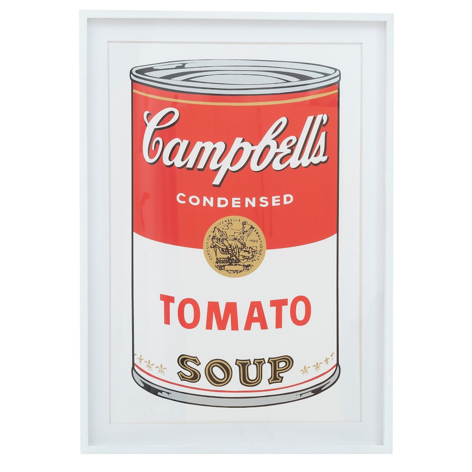 II.46: Campbell´s Soup I, Campbell"s Tomato Soup by Andy Warhol