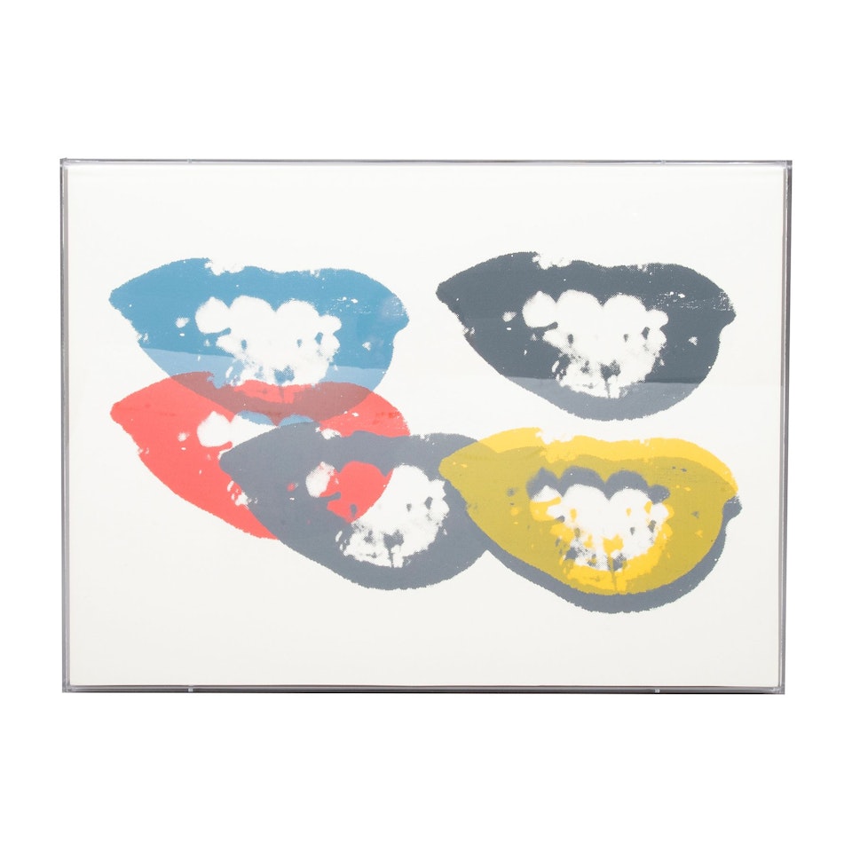 I Love your kiss forever by Andy Warhol