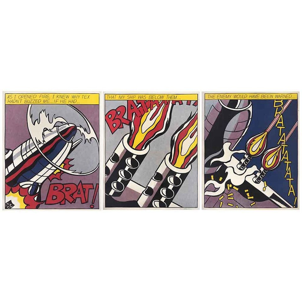 As I opened fire by Roy Lichtenstein