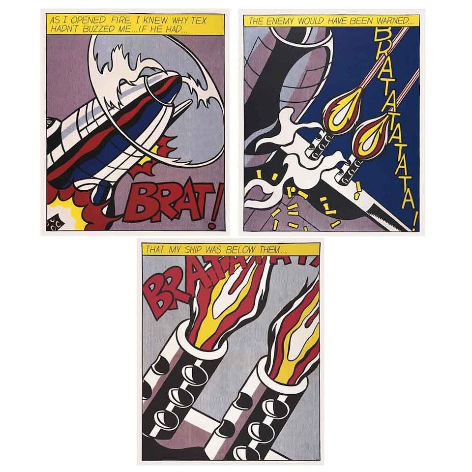 As I opened fire by Roy Lichtenstein