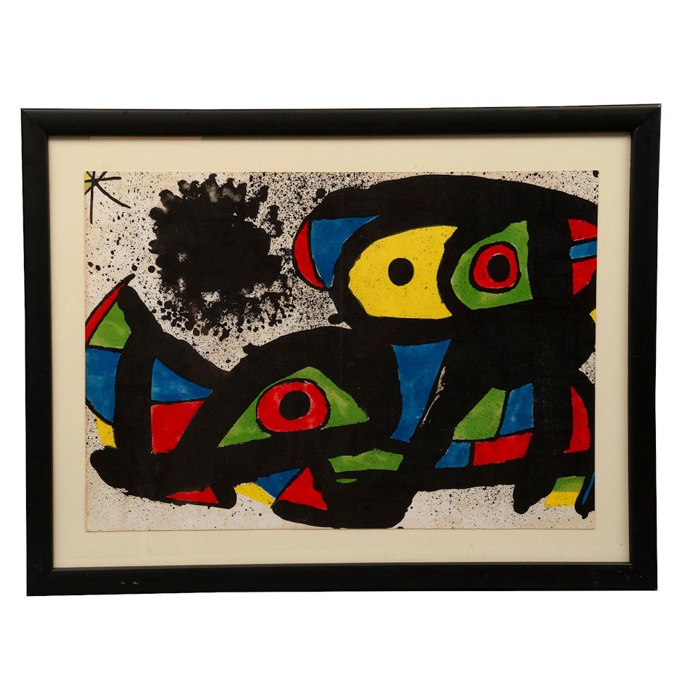 Untitled, cover of the exhibition Homage to Gaudí by Joan Miró