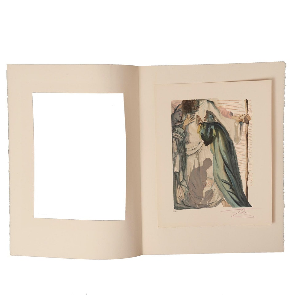 Purgatory, Canto 14: A Spirit Questions Dante, from the Divine Comedy by Salvador Dali