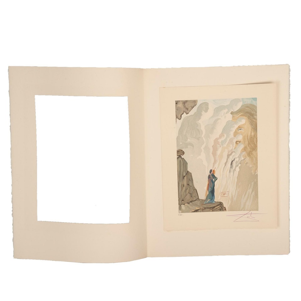 Purgatory, Canto 12: The Beauty of Sculptures, from the Divine Comedy folder by Salvador Dali