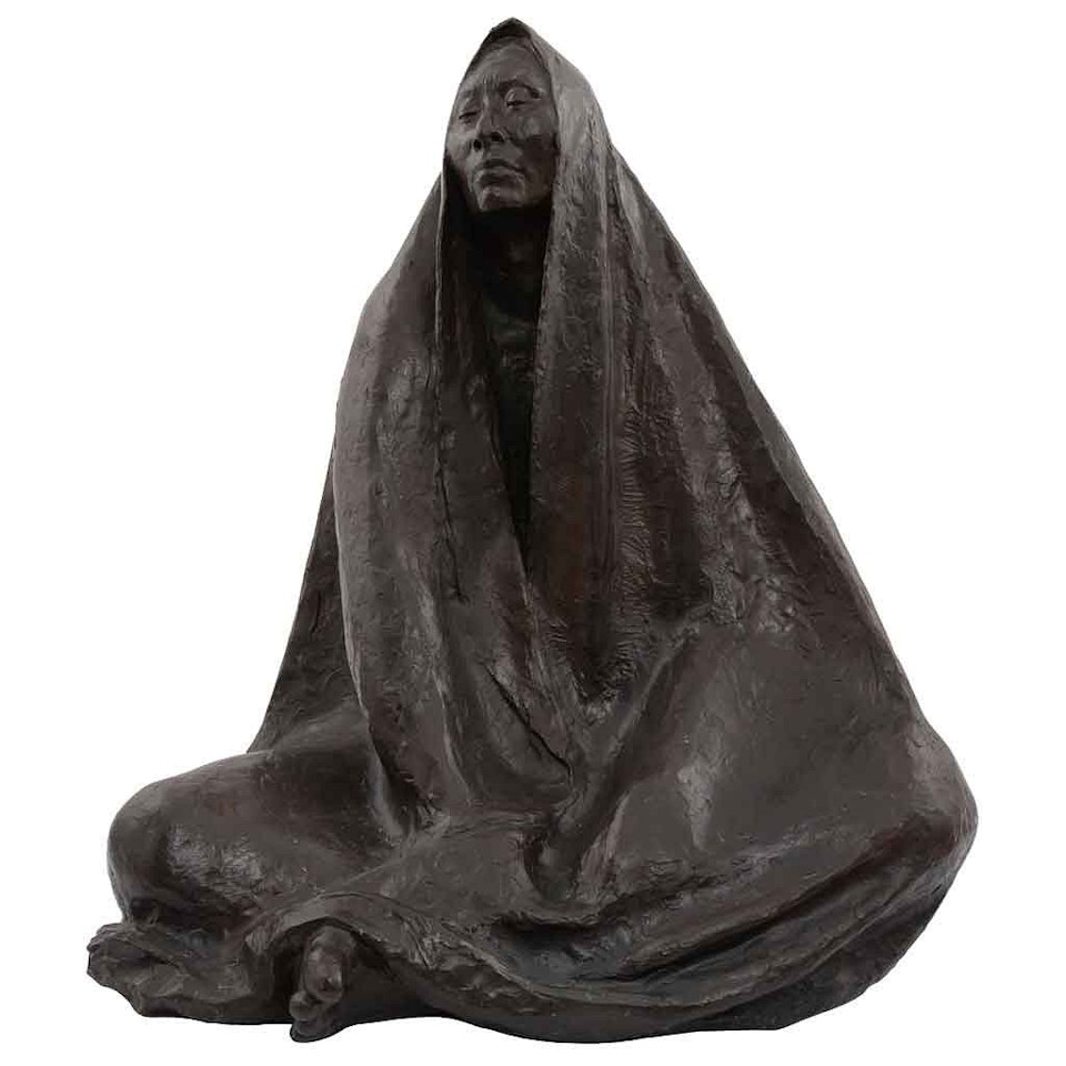 Seated woman by Francisco Zuñiga