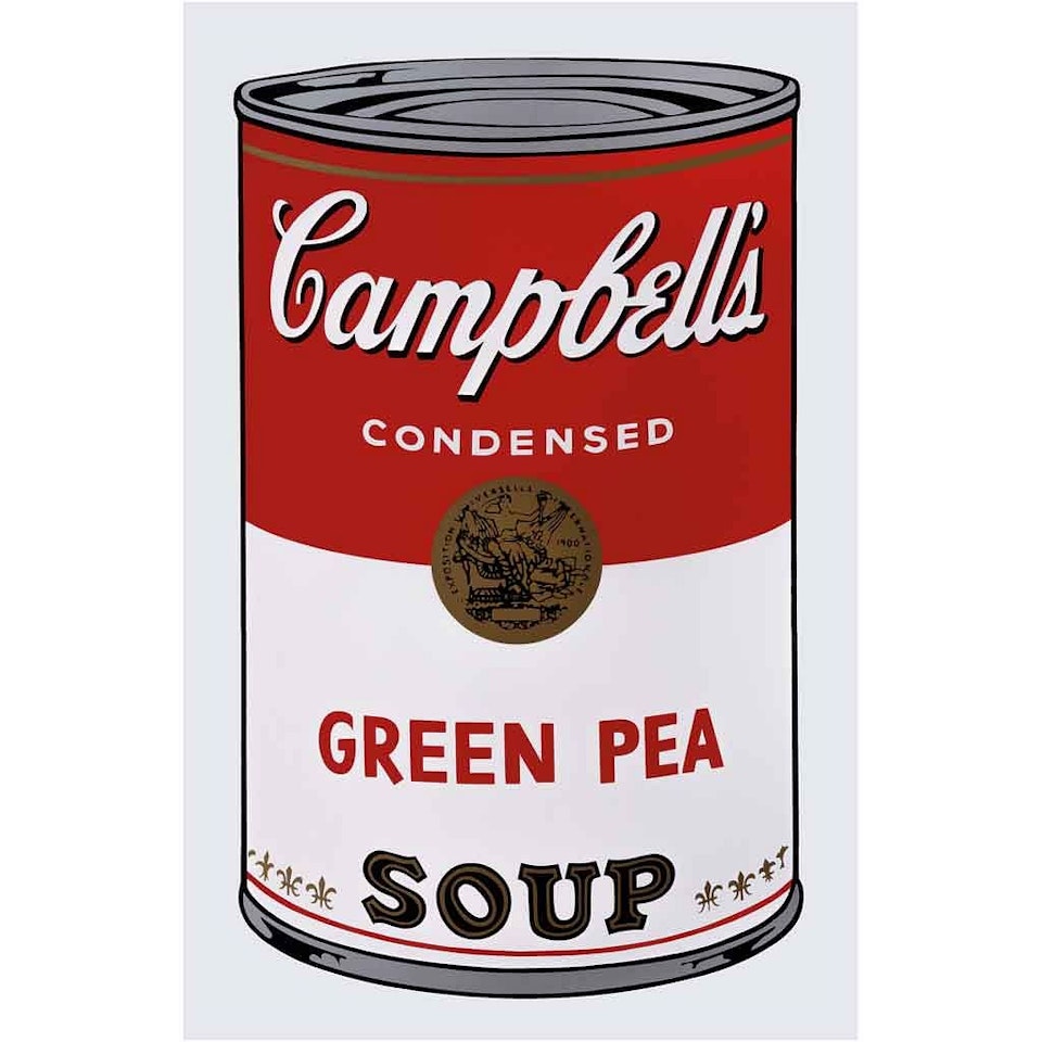 II.50: Campbell"s Soup I Green Pea by Andy Warhol