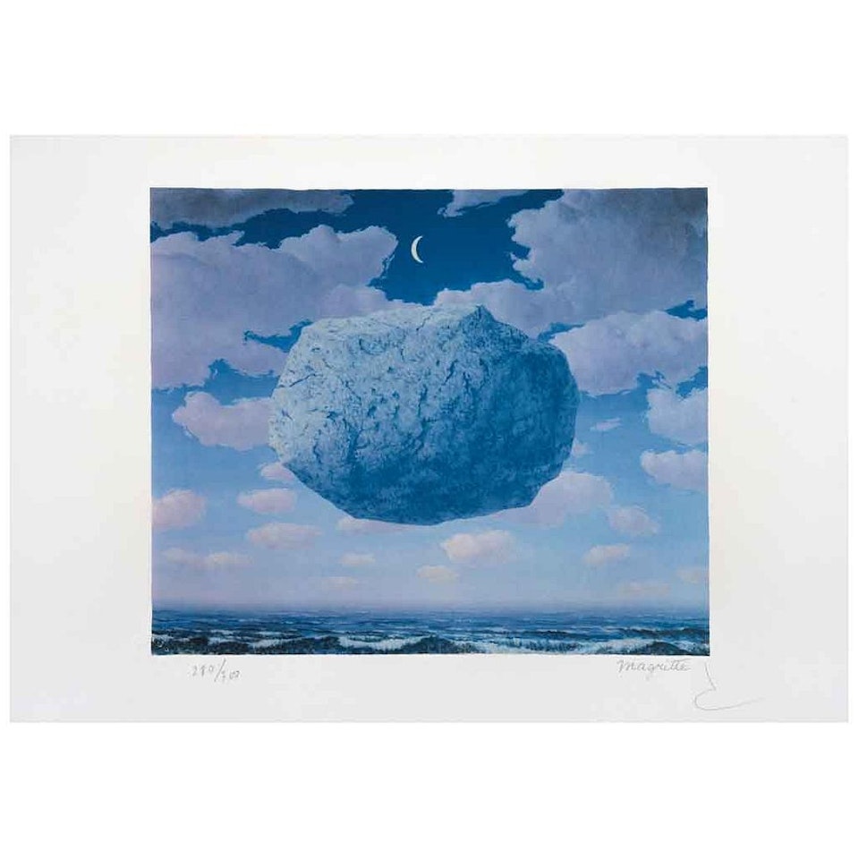 Zénon"s arrow by René Magritte