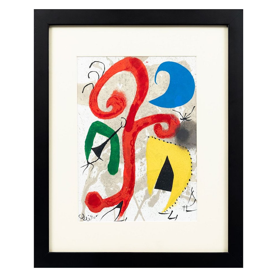 Garden under the light of the moon by Joan Miró