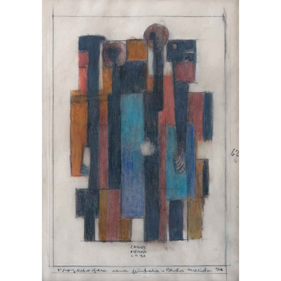 Project for a window by Carlos Mérida