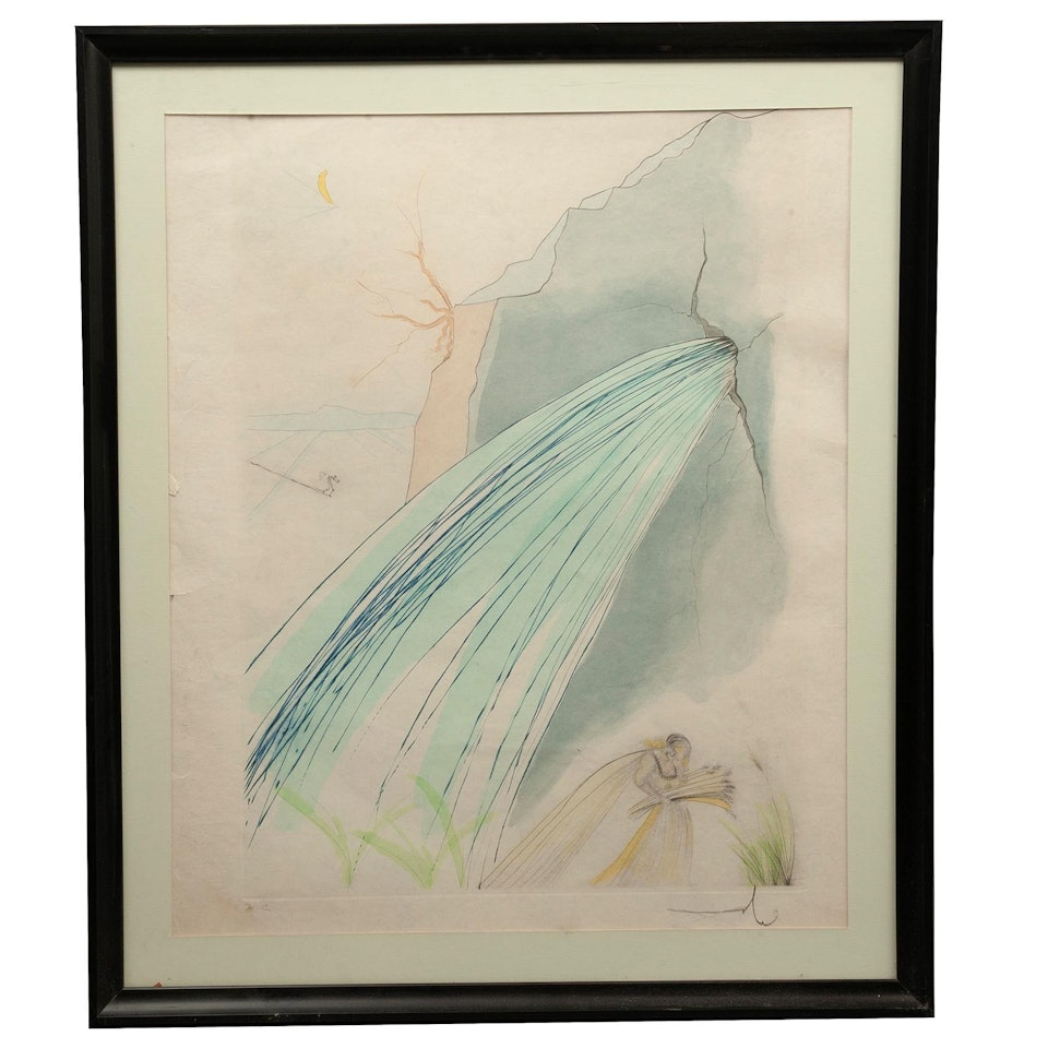 The Rock, from the series Our Historical Heritage by Salvador Dali