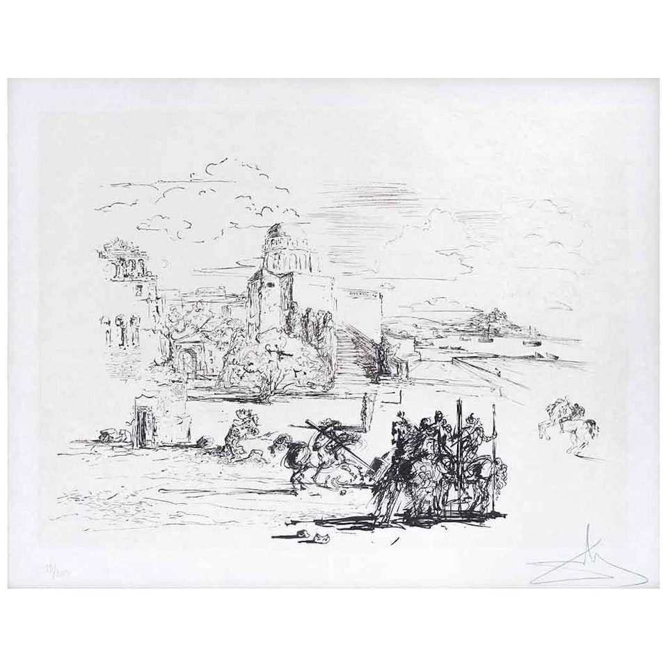 Rome and Cadaqués by Salvador Dali