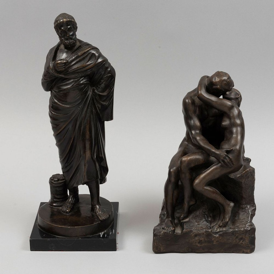Character in a toga by Auguste Rodin