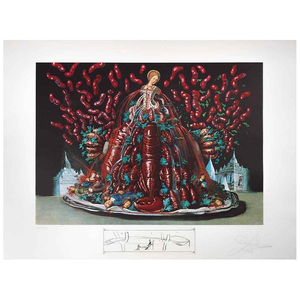 The Cannibalism Of Autumn, from the carpet The Dinners Of Gala (Les Dîners De Gala) by Salvador Dali