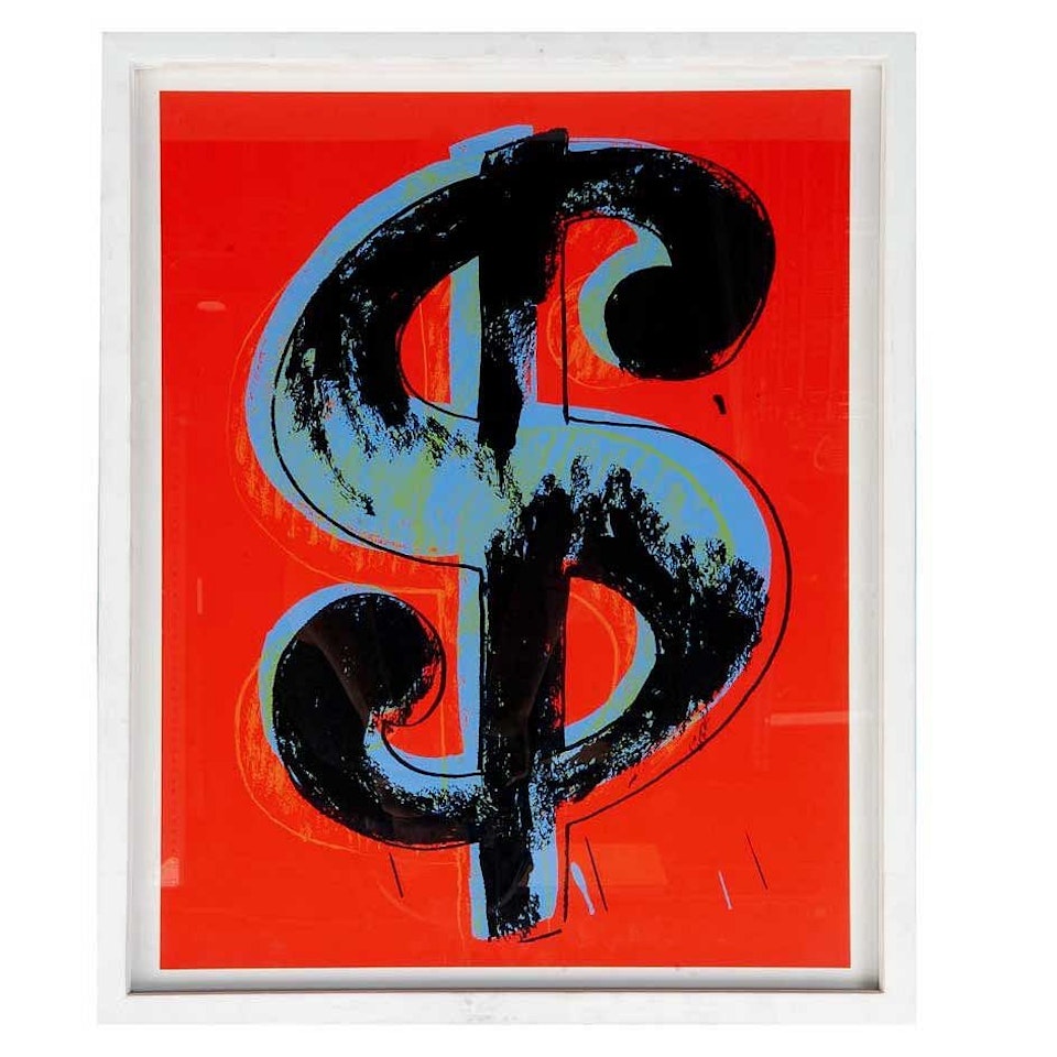 Dollar Red by Andy Warhol