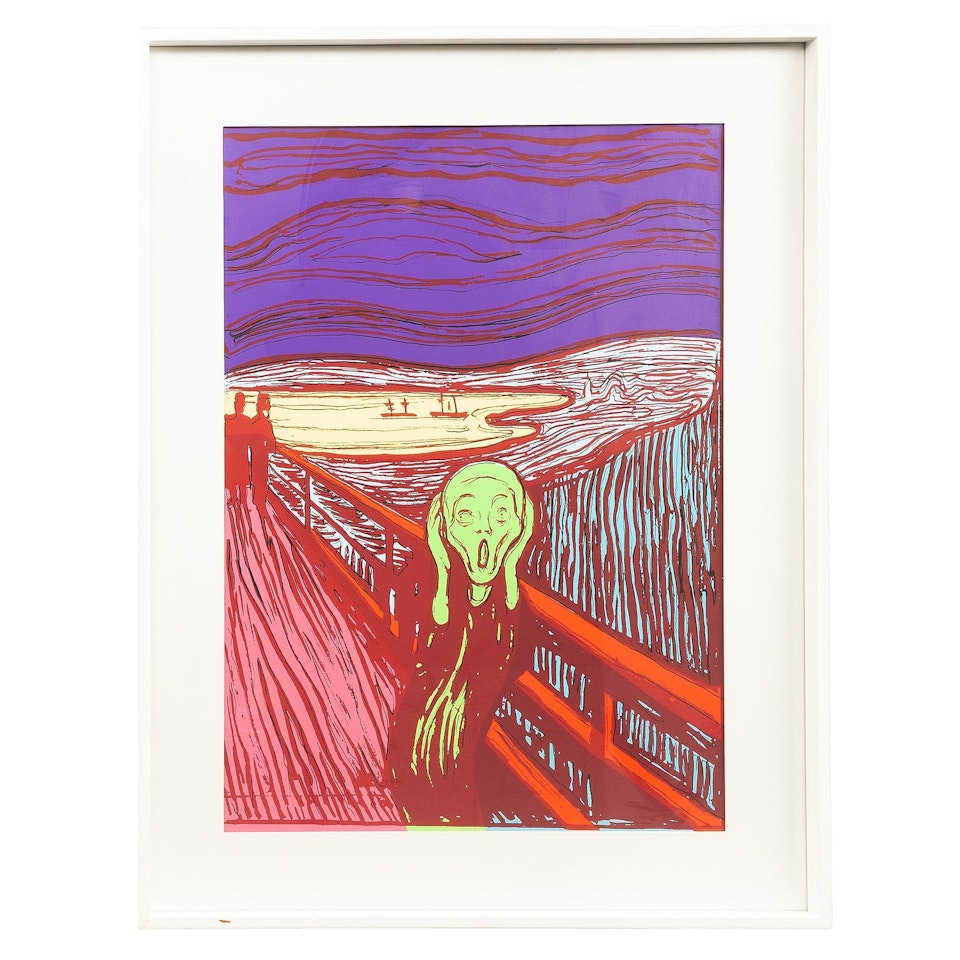 IIIA.58 (d): The scream (After Munch) by Andy Warhol