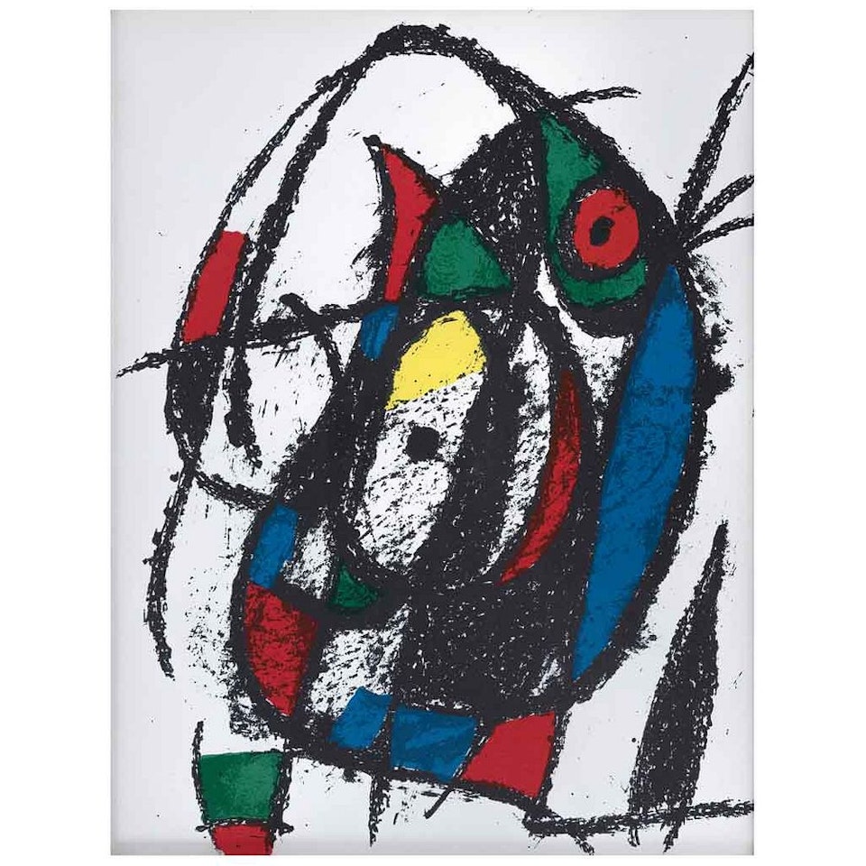 Original lithograph IV, from the suite of 12 by Joan Miró