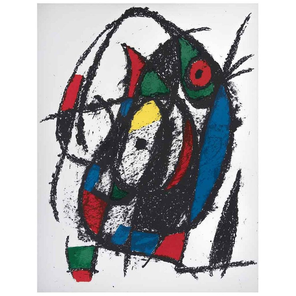 Original lithograph I, from the suite of 12 original lithographs by Joan Miró