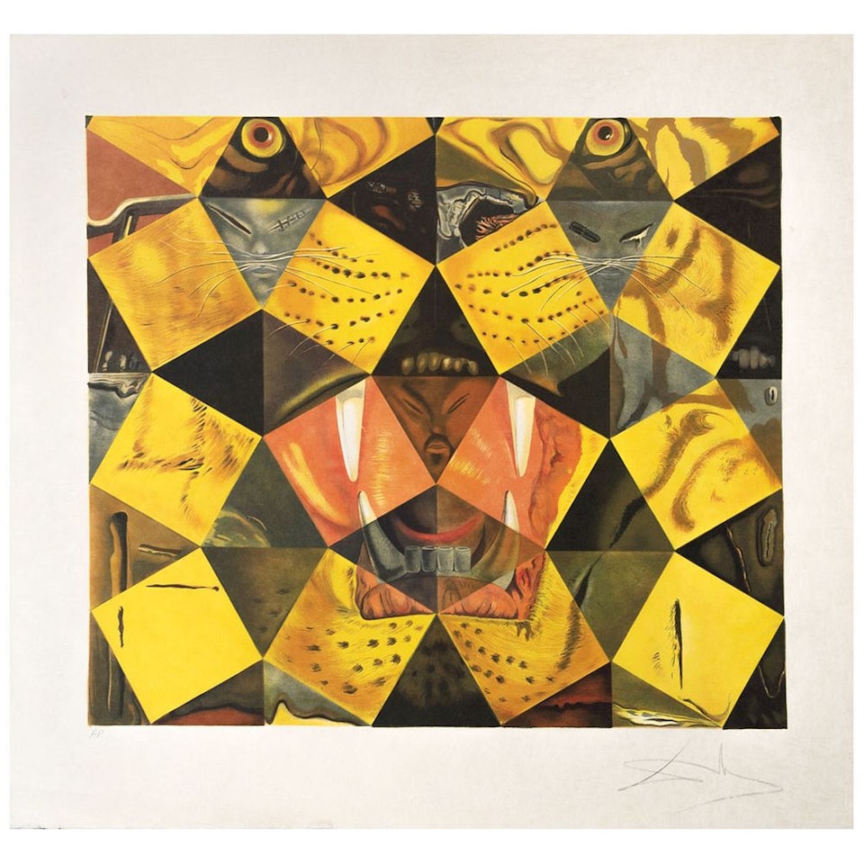 Royal Tiger by Salvador Dali
