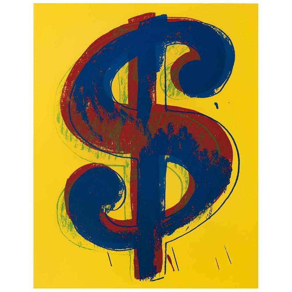 Dollar Yellow by Andy Warhol