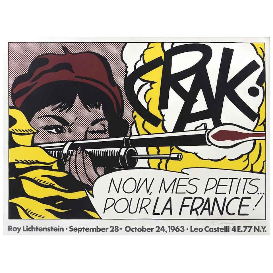 Crack I Now, Mes Petits . Pour La france I by Roy Lichtenstein