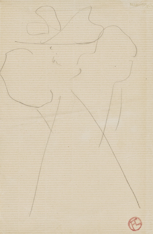 Jane Avril au bal de l"opéra by Henri de Toulouse-Lautrec